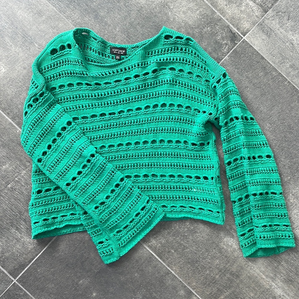 Top shop bell sleeve sweater
